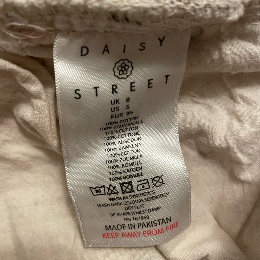 Daisy Street Striped Wide-Leg Jeans | Women’s Size 5 - Picture 5 of 5